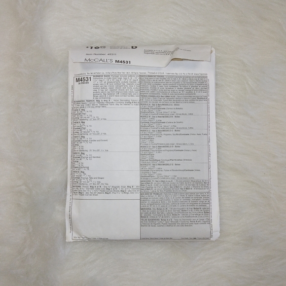 McCall's Laura Ashley Business Bags in 5 styles - Picture 5 of 5